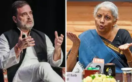 Rahul Gandhi questions PSBs' health, Nirmala Sitharaman says claims baseless
