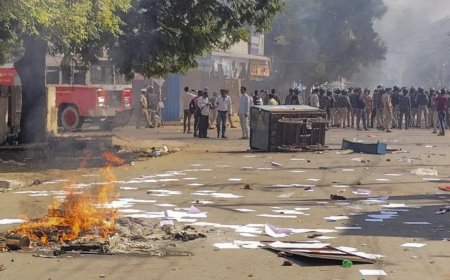 40 held as desecration of Constitution replica sparks violence in Maha town