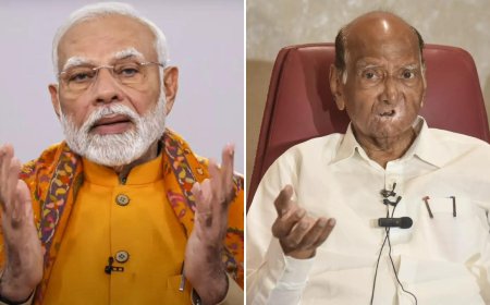 'Pray for long, healthy life': PM Modi wishes NCP chief Sharad Pawar on his 84th birthday