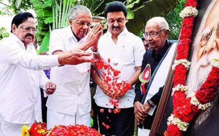 Vijayan pushes for 'cooperative federalism' at Periyar memorial