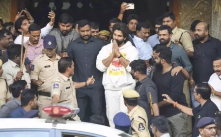 Allu Arjun arrested for Pushpa stampede, HC grants bail minutes after he enters Chanchalguda jail