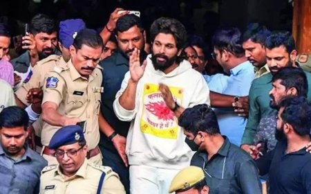 Allu Arjun spends night in jail despite bail in stampede case