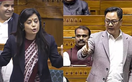 'Continued gender harassment & intimidation': Mahua Moitra accuses Kiren Rijiju of 'openly threatening' her in Lok Sabha