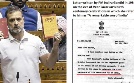 'Remarkable son of India': BJP counters Rahul's Savarkar attack with Indira Gandhi's letter