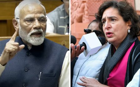 'Really bored me': Priyanka Gandhi Vadra on PM Modi's Lok Sabha speech