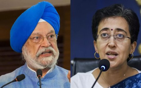 Hardeep Puri claims AAP settled Rohingyas in Delhi; CM Atishi blams BJP