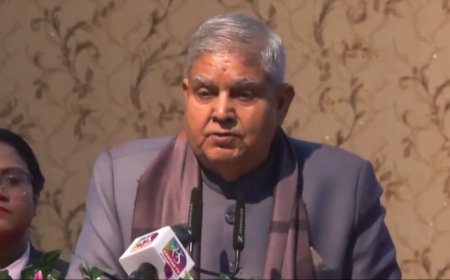 'Take it with the spirit of service': VP Jagdeep Dhankhar expresses concern over commercialisation of education