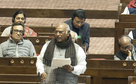 'Mujhko bhi apko dekhna accha nahi lagta': Mallikarjun Kharge's playful jibe at BJP MPs in Rajya Sabha