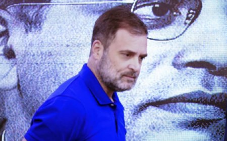 Rahul Gandhi's switch from white to blue t-shirt and the Ambedkar connection