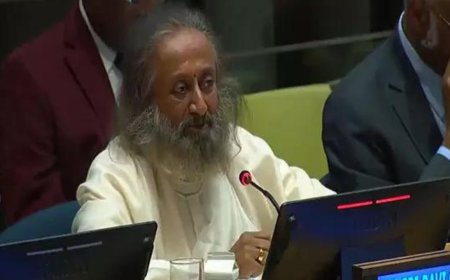 Meditation not luxury, it's a necessity: Sri Sri at UN HQ