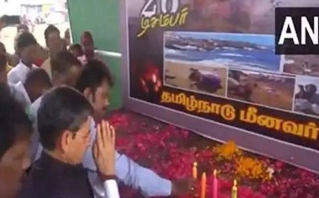 Tamil Nadu Governor RN Ravi pays tribute to victims of 2004 Tsunami