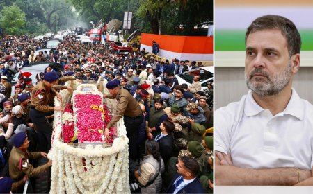 ‘Totally insulted by the present government’: Rahul Gandhi on Manmohan Singh’s cremation