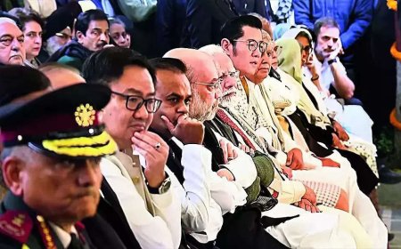 Seating arrangement at Manmohan Singh's funeral brings political divide to the fore