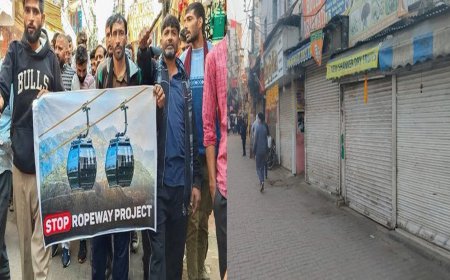 Katra remains shut for 5th day against ropeway project; BJP MLA joins protesters