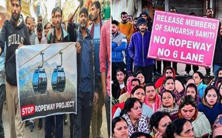 J&K: Katra protest against ropeway enters 5th day, BJP MLA also joins in
