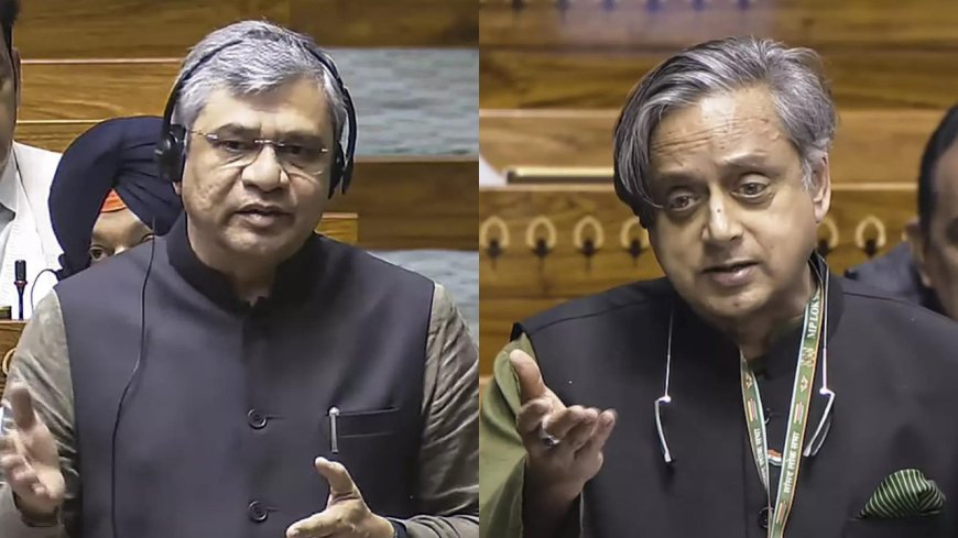 'Taken aback': Shashi Tharoor on Ashwini Vaishnaw's 'sit on dharna' advice