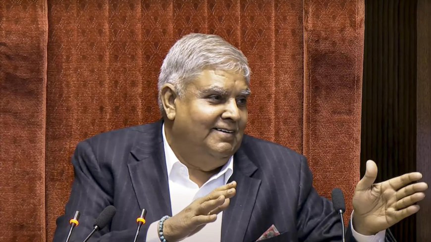 VP Dhankhar praises PM Modi for putting farmers issue at 'centre stage'