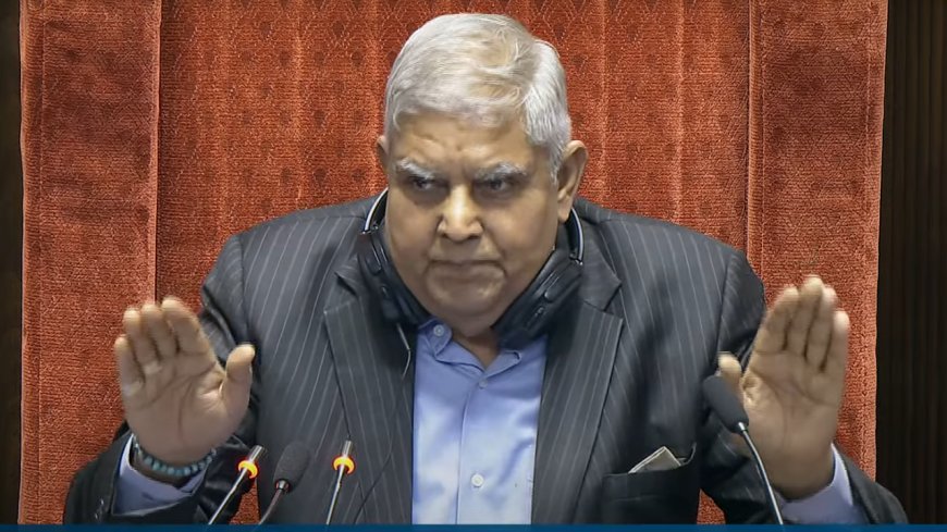 Jagdeep Dhankar warns of 'deep state' as Rajya Sabha echoes 'Modi Adani Bhai Bhai'