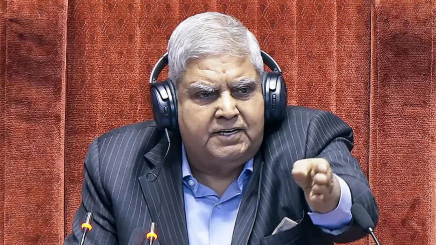 Opposition moves no-confidence motion against Rajya Sabha chairman Jagdeep Dhankhar