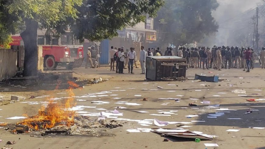 40 held as desecration of Constitution replica sparks violence in Maha town