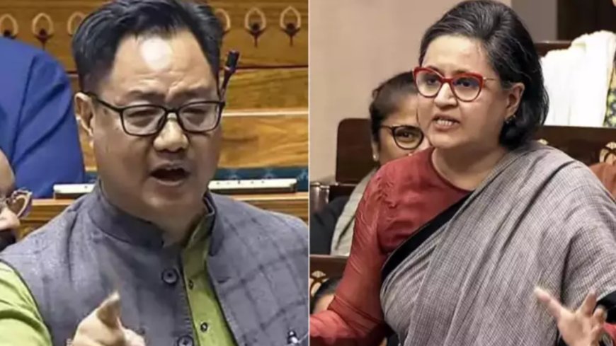 'Derogatory remarks': TMC MP Sagarika Ghose submits privilege motion against Kiren Rijiju