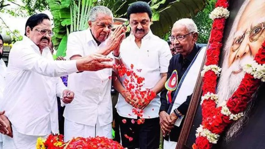 Vijayan pushes for 'cooperative federalism' at Periyar memorial