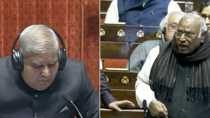 'I have tolerated a lot': Dhankhar vs Kharge faceoff in Rajya Sabha; see video