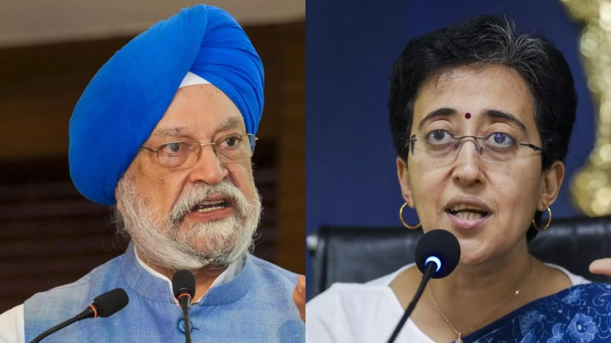 Hardeep Puri claims AAP settled Rohingyas in Delhi; CM Atishi blams BJP