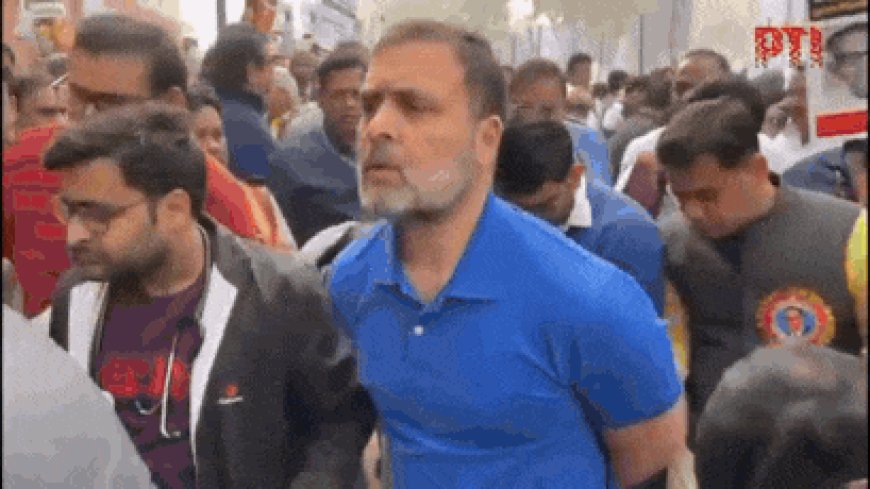 'Gundagardi karte ho?' What happened when Rahul Gandhi approached injured BJP MP Sarangi; watch video