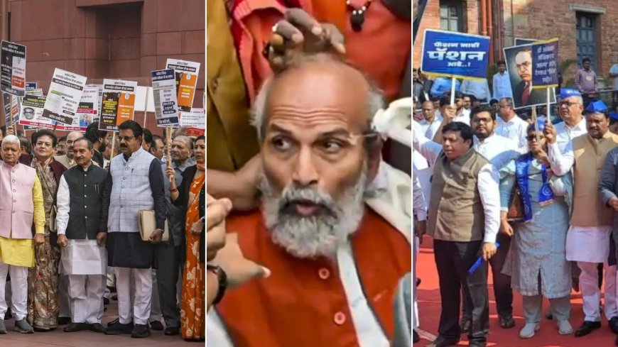 'BJP MPs blocked our way with sticks in hands': Rahul counters assault charge; latest developments