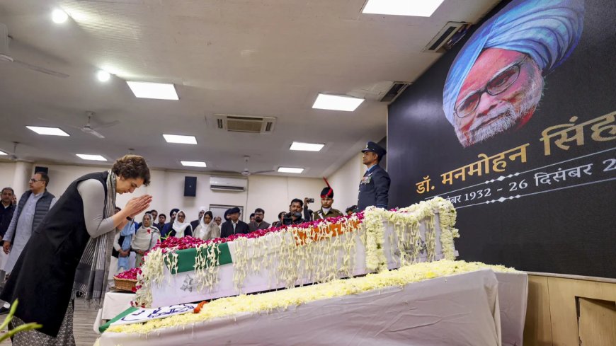 'Should have thought beyond politics': After Rahul, Priyanka Gandhi Vadra now slams Centre over Manmohan Singh's funeral