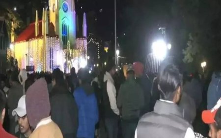 Shimla's historic Ridge witnesses subdued yet joyful New Year celebrations amidst national mourning