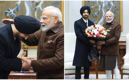 'Your family named you 'Diljit', so you keep winning': GOAT Dosanjh meets PM Modi - Video