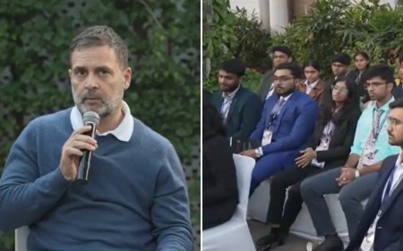 Rahul Gandhi meets IIT Madras students, calls for 'guarantee of quality education'; BJP dismisses 'choreographed sermons'