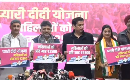 Delhi elections: Congress launches 'Pyari Didi Yojana', promises Rs 2,500 per month to women