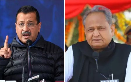 Kejriwal's 'secret cooperation with BJP' swipe at Congress after Ashok Gehlot calls AAP 'opponent' in Delhi elections