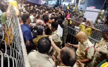 6 killed, 30 injured in stampede in queue for event tokens at Tirupati temple