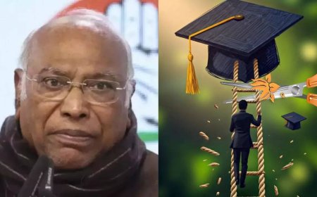 Congress chief Kharge criticises BJP-RSS over interference in higher education, claims 61% UGC budget cut