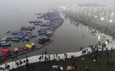 From AI cams to drones, Kumbh mela site a fortress with 7-ring security