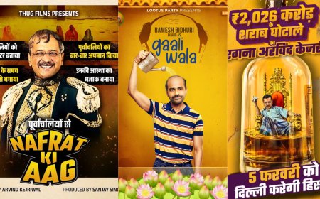 Delhi election: BJP mocks Kejriwal with 'Mogambo' poster; AAP counters with spoof video