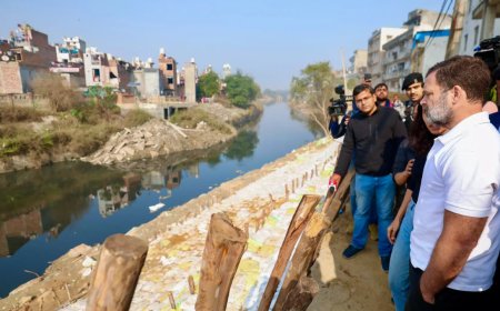 Rahul Gandhi escalates attack on Arvind Kejriwal with video of open drains in ‘Paris-like Delhi’