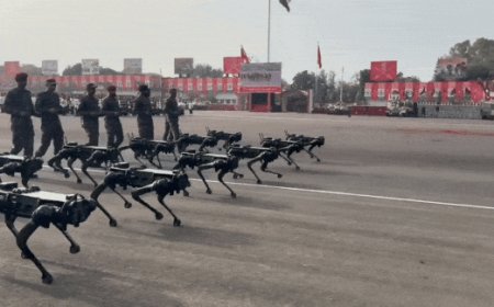 Watch: Indian Army showcases robotic dogs in parade for 77th Army Day celebrations in Pune