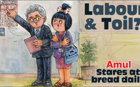 'Amul stares at bread daily': Dairy brand joins 90-hour workweek controversy with new doodle