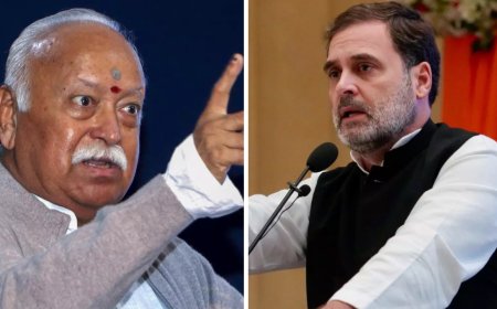 'Downright anti-national': Congress slams RSS chief Mohan Bhagwat on 'true independence' remark