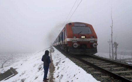 22-bogie train's 1st trial run between Katra-Srinagar stations a success