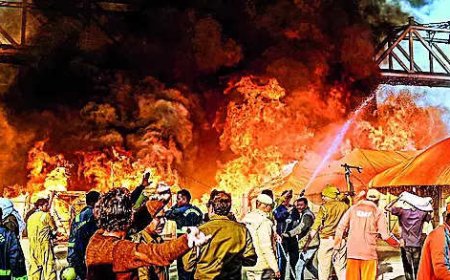 After Kumbh blaze, cops quiz NSUI man