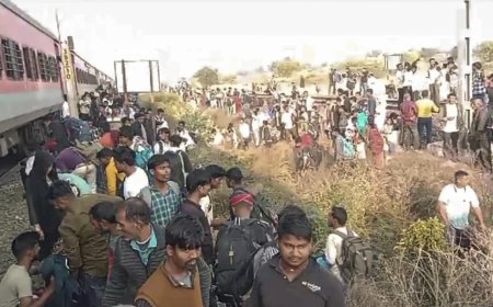 Jalgaon train accident: At least 12 persons killed after being hit by train in Maharashtra