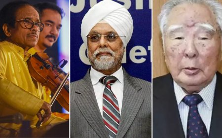 Padma Vibhushan for ex-CJI Khehar, Suzuki, violinist L Subramaniam