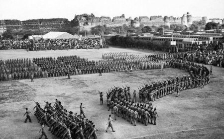 India’s 1st Republic Day Parade in 1950: A historic event at Irwin Stadium