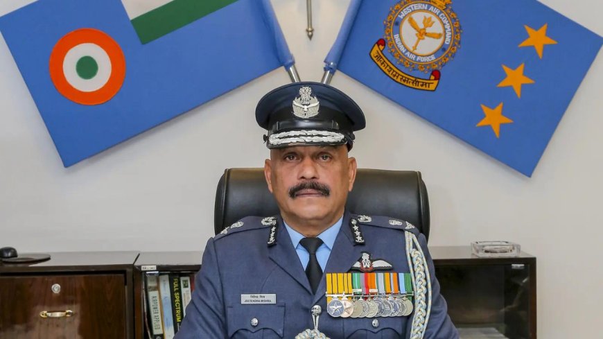Air Marshal Jeetendra Mishra takes charge of IAF's Western Air Command
